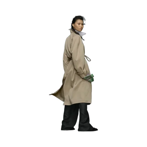 Maison Margiela Belted Sleeved Trench Coat