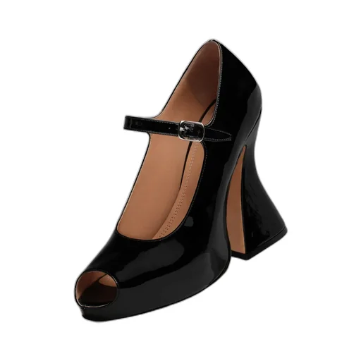 Maison Margiela Glossy Mary Jane Pumps