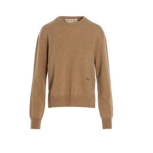 Marni Logo Embroidered Crewneck Sweater