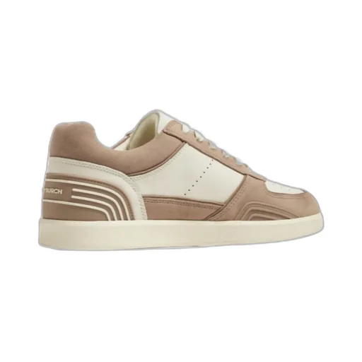 Tory Burch Clover Court Panelled Round Toe Sneakers