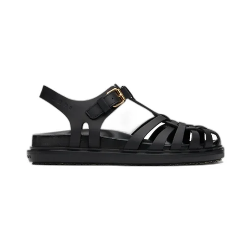Marni Fisherman Ankle-Buckle Sandals