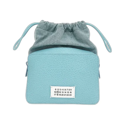 Maison Margiela Panelled Drawstring Shoulder Bag