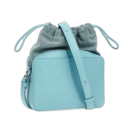 Maison Margiela Panelled Drawstring Shoulder Bag