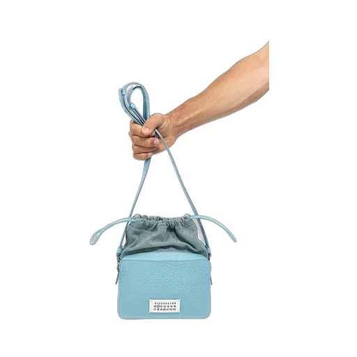 Maison Margiela Panelled Drawstring Shoulder Bag