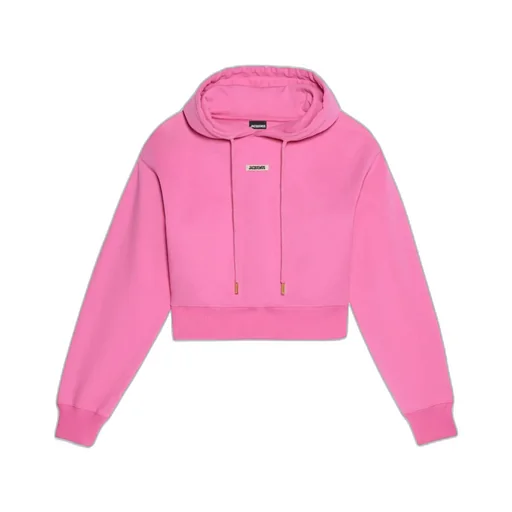 Jacquemus Logo Patch Drawstring Hoodie