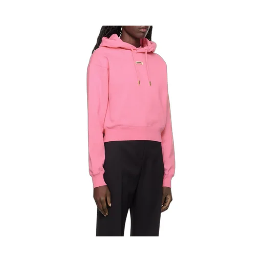 Jacquemus Logo Patch Drawstring Hoodie