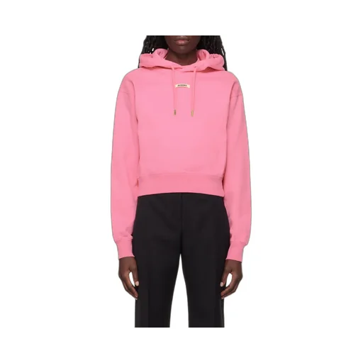 Jacquemus Logo Patch Drawstring Hoodie