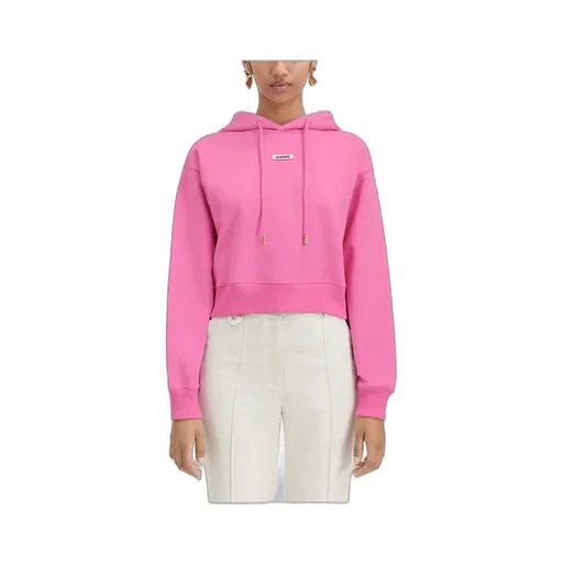 Jacquemus Logo Patch Drawstring Hoodie