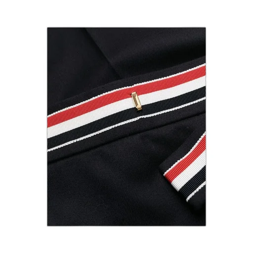 Thom Browne Striped Band Cropped Trousers