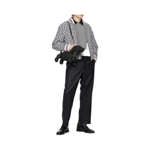 Thom Browne Striped Band Cropped Trousers