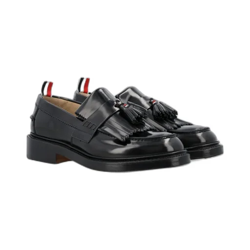 Thom Brown Fringe-Detailed Slip-On Loafers