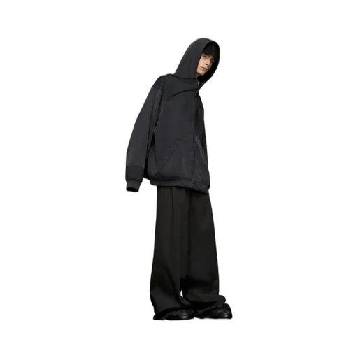 Maison Margiela Zip Up Drawstring Hoodie