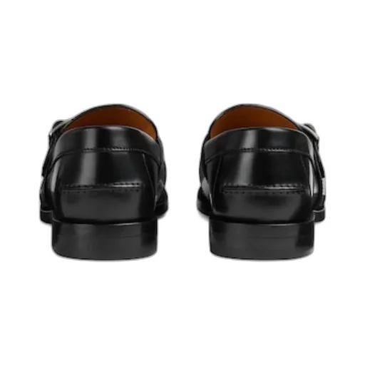 Gucci Gg Supreme Buckle Loafers