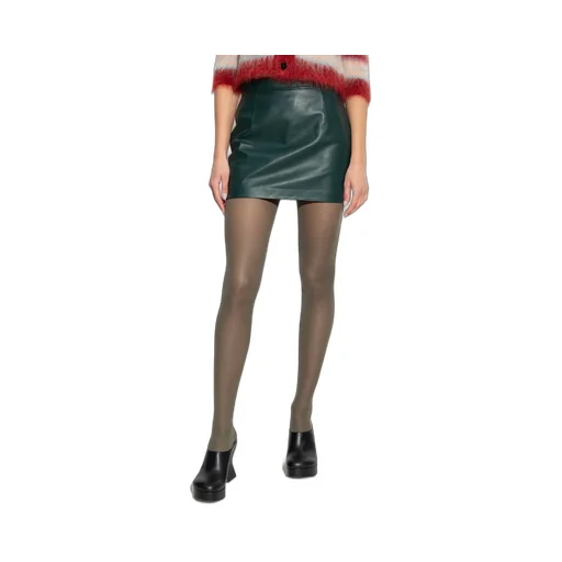 Marni Mini Leather Skirt