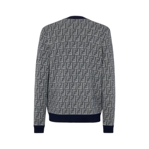 Fendi Monogrammed Buttoned Cardigan