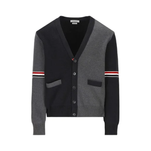 Thom Browne Color-Block Buttoned Cardigan