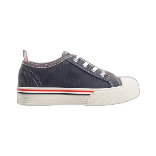 Thom Browne Round-Toe Lace-Up Sneakers