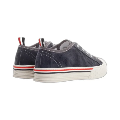 Thom Browne Round-Toe Lace-Up Sneakers