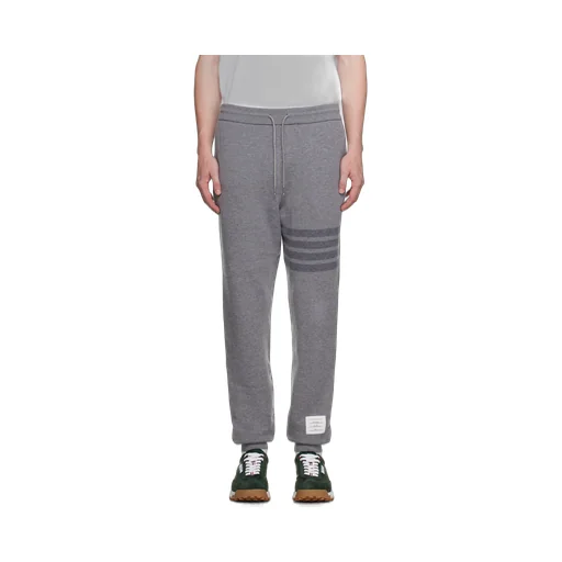 Thom Browne Four Bar Drawstring Joggers