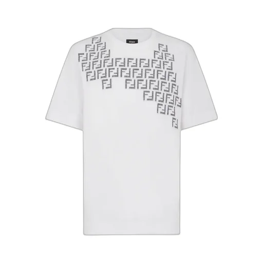 Fendi Monogram Print Crewneck T-Shirt