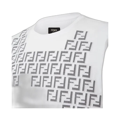 Fendi Monogram Print Crewneck T-Shirt