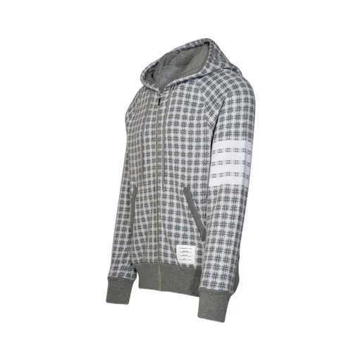 Thom Browne Checkered Zip-Up Jacket
