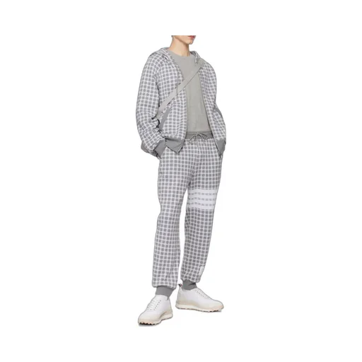 Thom Browne Checkered Zip-Up Jacket
