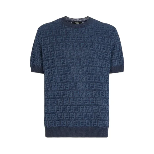 Fendi All-Over Ff Motif Crewneck Jumper
