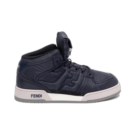 Fendi Match High-Top Sneakers