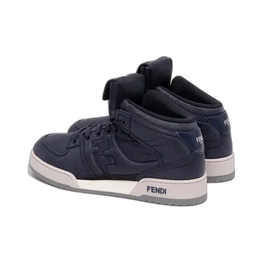 Fendi Match High-Top Sneakers