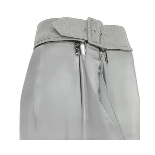 Fendi Belted Ruffled Midi Skirt