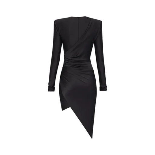 Alexandre Vauthier Asymmetrical Crewneck Mini Dress