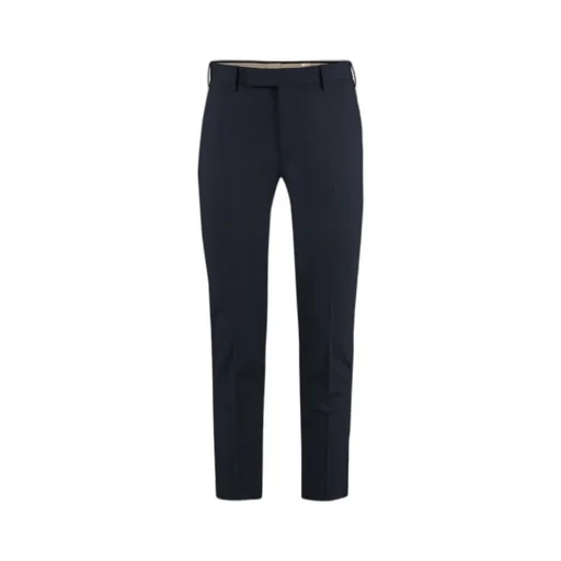 Pt Torino Straight-Leg Cropped Tailored Trousers