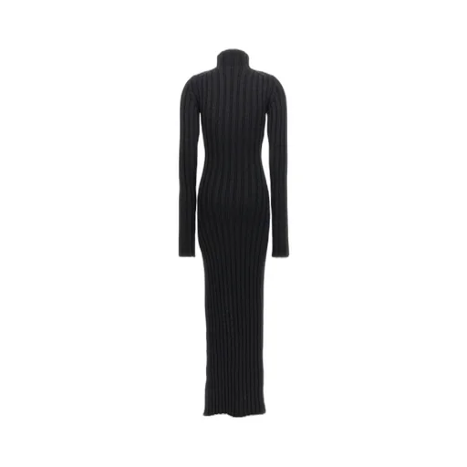 Ann Demeulemeester Cyntia High-Neck Knitted Dress