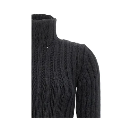 Ann Demeulemeester Cyntia High-Neck Knitted Dress