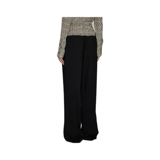 Fendi Ff Jacquard Straight-Leg Trousers