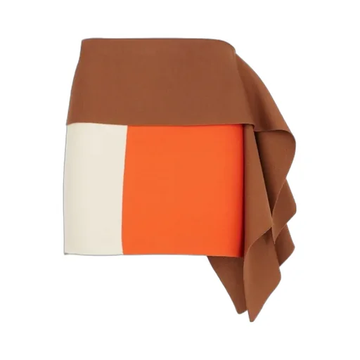Fendi Asymmetric Mini Skirt