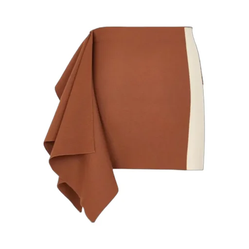 Fendi Asymmetric Mini Skirt