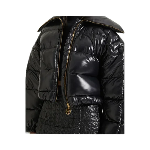 Patou Zip-Up Cropped Puffer Jacket