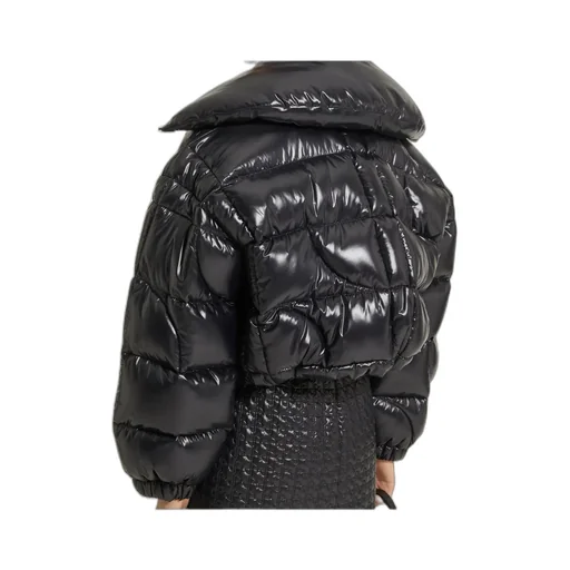Patou Zip-Up Cropped Puffer Jacket