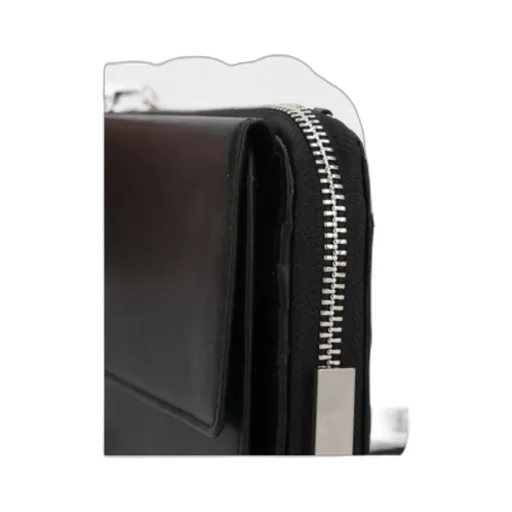 Yohji Yamamoto Asymmetric-Design Zipped Satchel