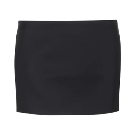 Khaite Jett Low-Rise Mini Skirt