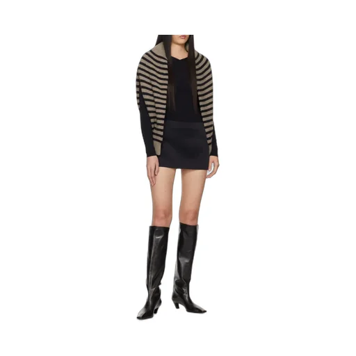 Khaite Jett Low-Rise Mini Skirt