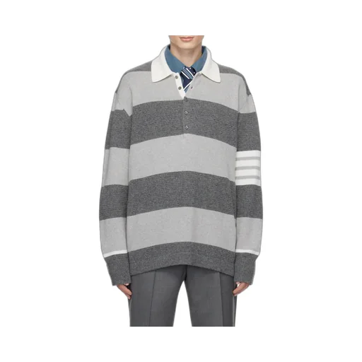 Thom Browne Striped Polo Shirt