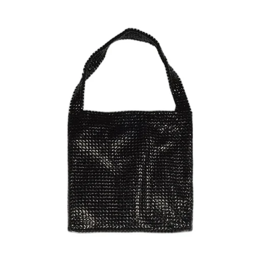 Paco Rabanne Pixel Mesh Embellished Shoulder Bag