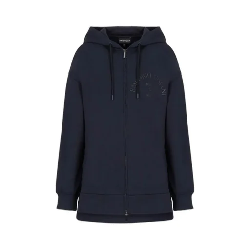 Logo-Print Zip-Up Hoodie