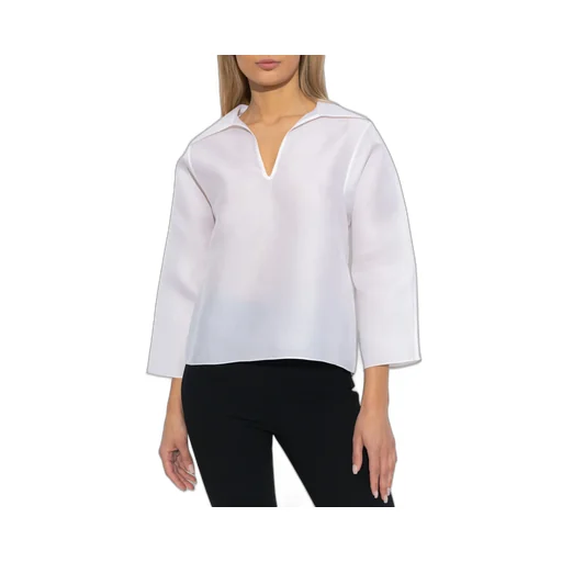 Tory Burch V-Neck Long Sleeved Blouse