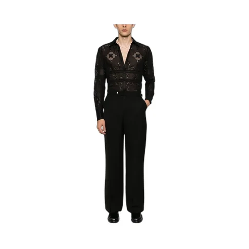 Casablanca Straight-Leg High Waist Trousers