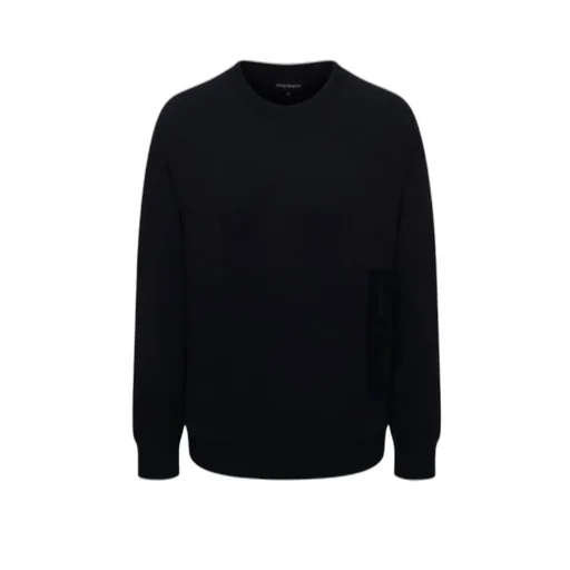 Panelled Crew-Neck Sweatshirt