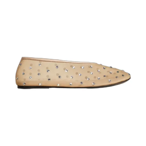 Khaite The Marcy Embellished Ballet Shoes